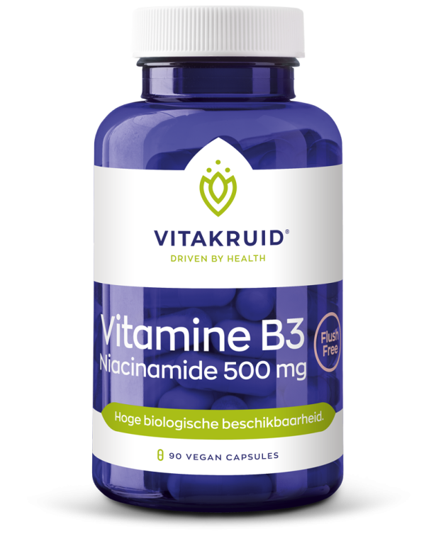 Vitamine B3 Niacinamide 500 mg